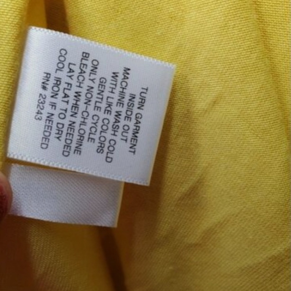 New York & Company Yellow Maxi Dress - Picture 6 of 6